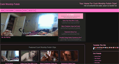 Desktop Screenshot of cockworshipfetish.com